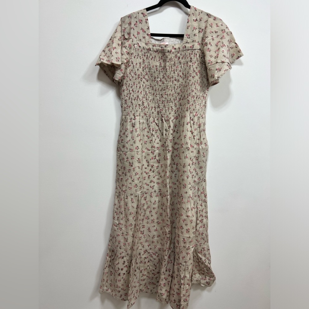 Victoria Dunn maxi dress, NWOT size large.